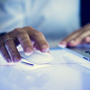 Business person working