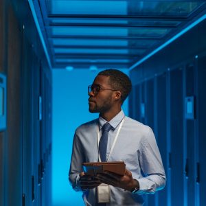 Network Engineer in Server Room